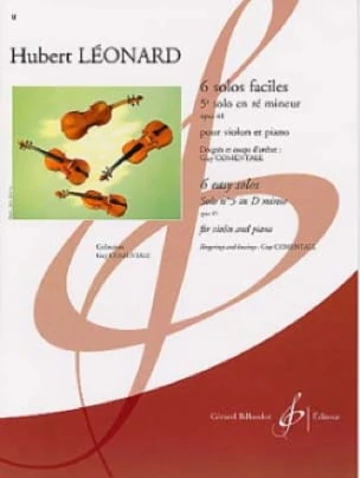 6 Solos faciles, op. 41. 5e solo en ré mineur Visual